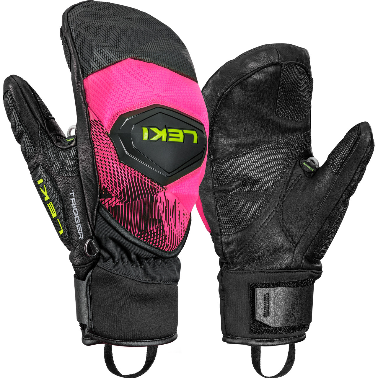 Leki Fäustling WCR PRO TR black/neonpink - 8,5
