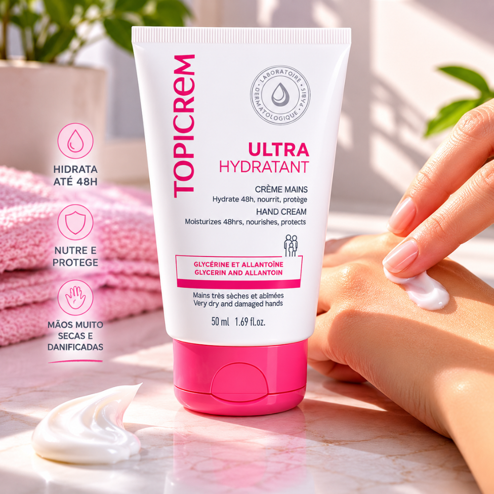 Topicrem UH Crema de manos: nutre y protege 50mL