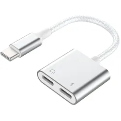 Force Power 2-in-1 Adapter (USB-C), USB Adapter, Weiss