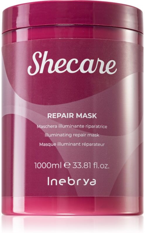 Inebrya Shecare Repair Mask Gendannende maske Til skadet hår 1000 ml