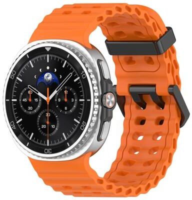 United XDfind Ocean Silicone Watch Band For Samsung Galaxy Watch 8 Band And Watch 8 Classic orange