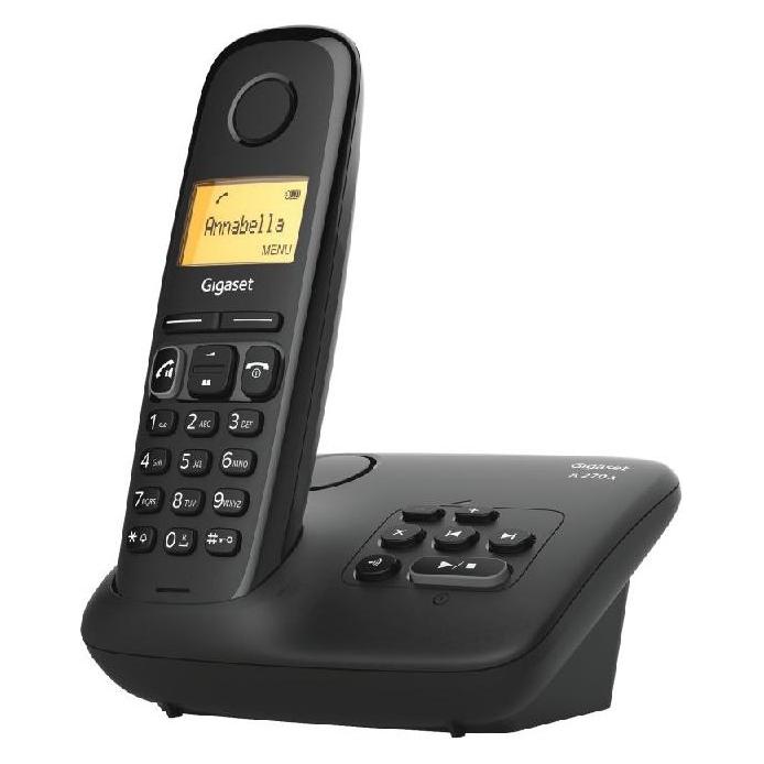 Gigaset A 270 A - Telefono DECTcon base analogica e segr. Telefonica (S30852-H2832-K101)