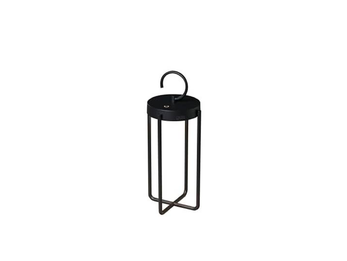 Konstsmide Manorola 7820-750 Lanterne LED design en aluminium avec 2 couleurs de lumière à intensité variable et autonomie jusqu'à 20 h Noir