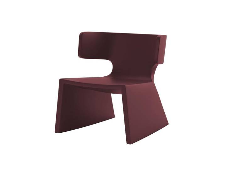 ALMA DESIGN fauteuil MEG (Viola bordeaux - Polyéthylène)