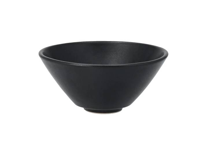 Scandi Living Bol de service Terra Noir en grès, Ø12 cm