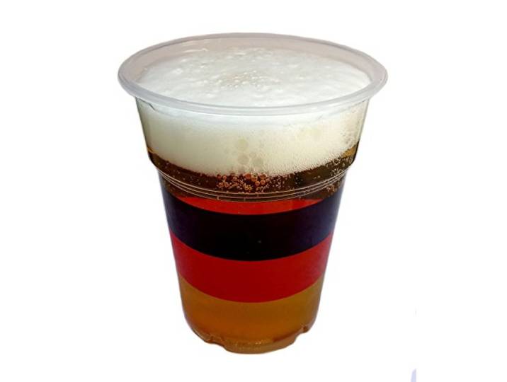 CW-Pack Bierbecher Plastikbecher, Partybecher, transparent 0,3l 1200Stück
