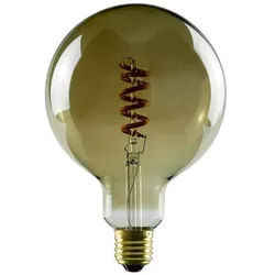E27 LED Soft Globe 125 smokey grey warmweiß