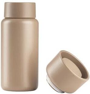 Trinkflasche ZONE DENMARK "Singles 400 ml", beige (braun), Trinkflaschen, 400ml, Edelstahl, Trinkflasche, Spülmaschinenfest braun 400ml