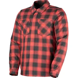 Icon Fallblock, Hemd/Textiljacke - Rot/Schwarz - L