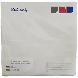 Airlaid-Servietten, 50er-Packung, 40 x 40 cm, Weiß