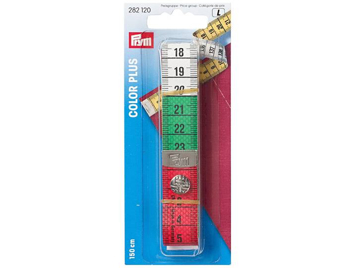 Prym Massband Color Plus mit Knopf 150 cm