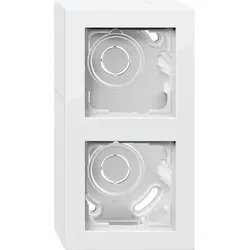 Gira 106229 AP-Gehäuse 2f + Rahmen Gira E2 Reinweiß