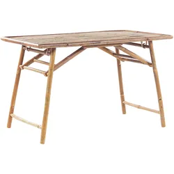 GARTENTISCH Massivholz Heller Holzfarbton Molise
