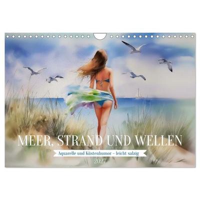 Meer, Strand und Wellen (Wandkalender 2027 DIN A4 quer), CALVENDO Monatskalender