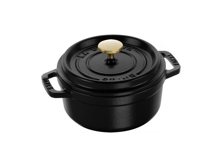 STAUB Staub La Cocotte ronde pan gietijzer 0,4 L Zwart