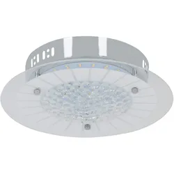 Näve LED Deckenleuchte "CHUR" mit Kristalleffekt