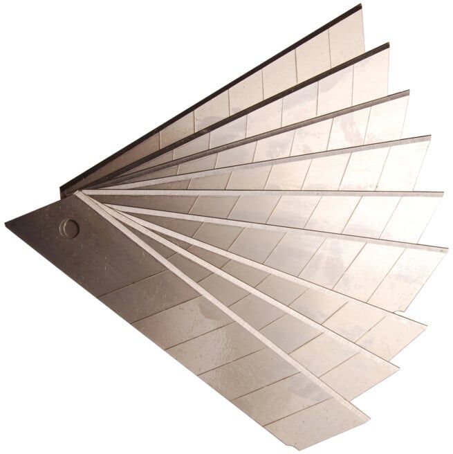 Lames sécables 25 mm 10 pièces Kraftmann ; BGS technic (50626)