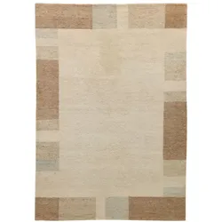 Natur Pur Gabbehteppich Terra 140 x 200 cm Schurwolle Beige