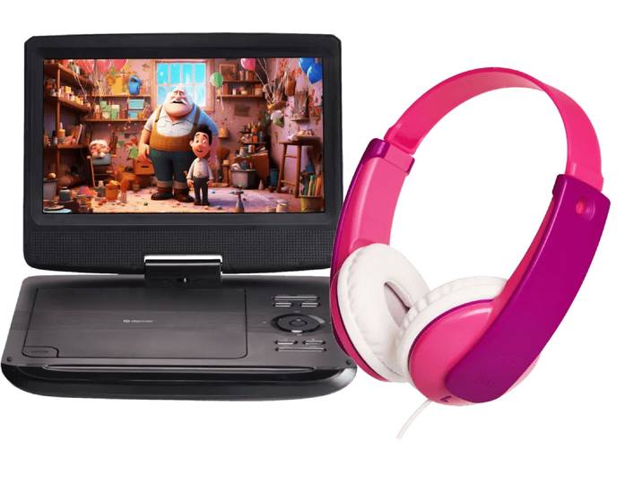 Denver MT-1097 + JVC HA-KD7 Roze