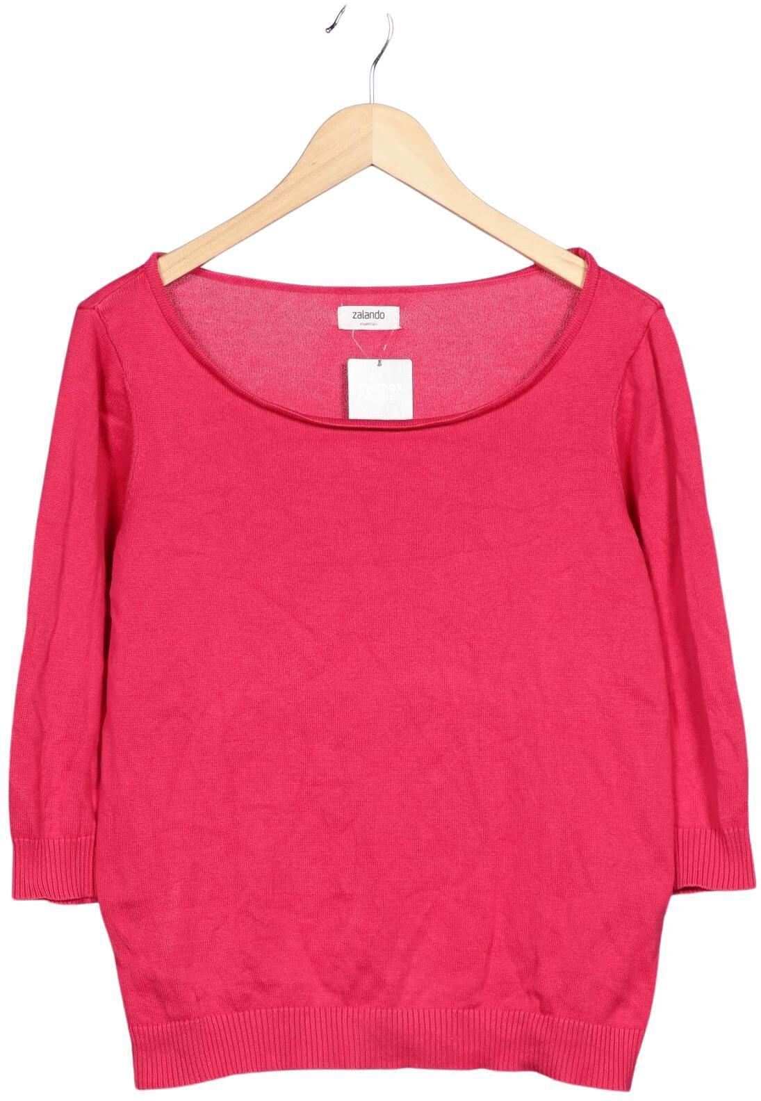 Zalando Essentials Damen Pullover, Pink, Gr. EU 38, Baumwolle - Second Hand