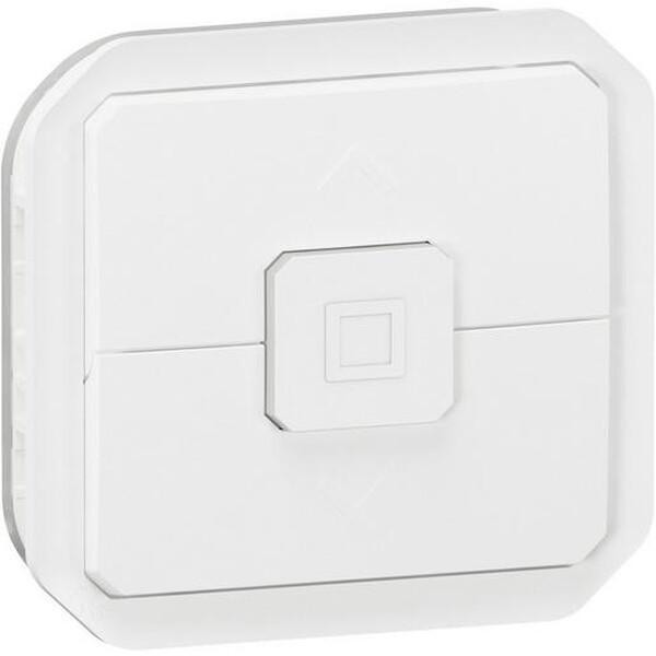 Legrand Plexo 069629L Rolluikschakelaar met elektrische en mechanische vergrendeling, Ultrawit