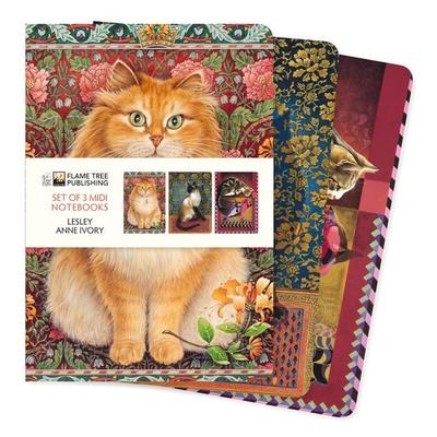 Dreier Set Mittelformat-Notizbücher: Lesley Anne Ivory