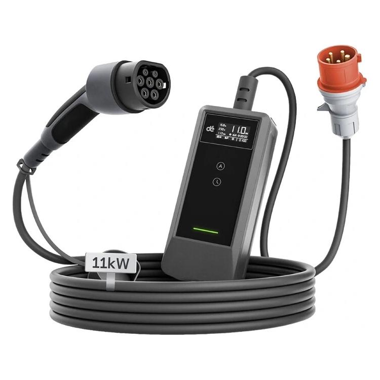 Dé Tragbares Ladegerät für Elektroautos, 11 kW, 7 m Kabel (11 kW) (deM2D11B7A_DL)