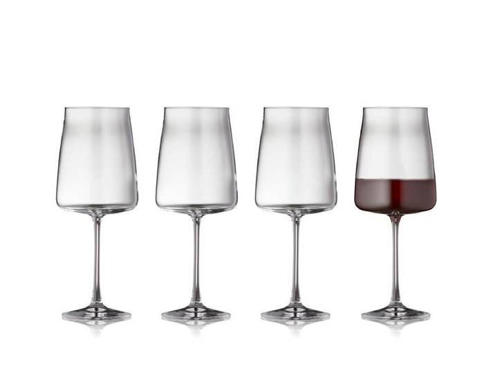 Rotweinglas Lyngby Zero 4 Stück, 54 cl , transparent, H:22,7cm, Glas, Trinkgefässe, Rotweinglas