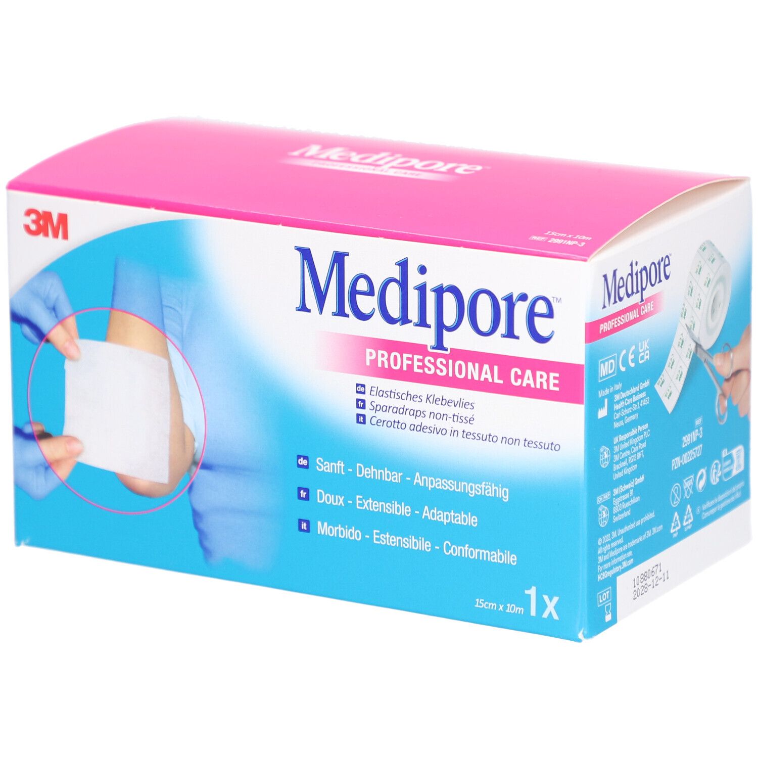 3M Medipore Fixationsvlies 15cmx10m Liner Rolle 1 St Bandage(s)