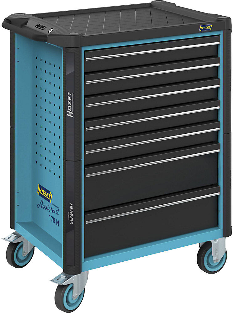Werkzeugwagen ASSISTENT 179N, HxBxT 1020 x 785 x 518 mm, 7 Schubladen HAZET