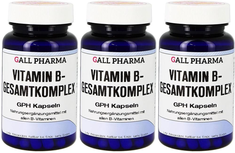 GALL PHARMA Vitamin B Gesamtkomplex Kapseln x3 3x120 St