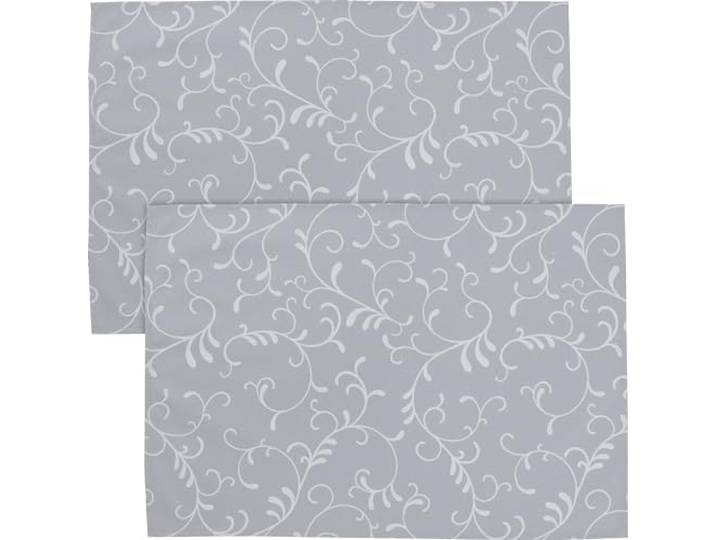 Erwin Müller Tischset Essen 2er-Pack abwaschbar hellgrau Größe 35x50 cm