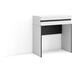 SKRAUT HOME Konsolentisch, Frisiertisch, Schminktisch, Ablage, 70x35x75 cm, Mit Schublade, Schlafzimmer, Moderner Stil, Weiß _453_1