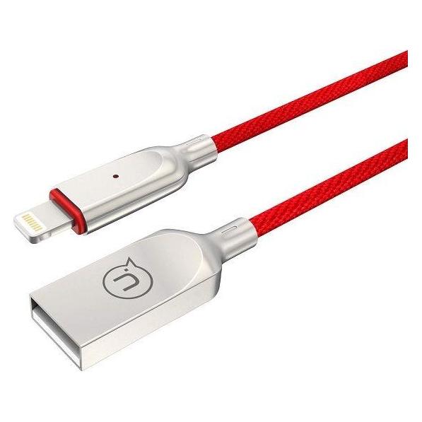 Usams Kabelis USB USB-A - Lightning 1,9 m Raudona (IPYSUSB203) (1.90 m, USB 3.2 Gen 1) (US-SJ170003)