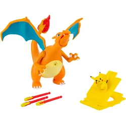 Jazwares Feuer + Flug Glurak Figur