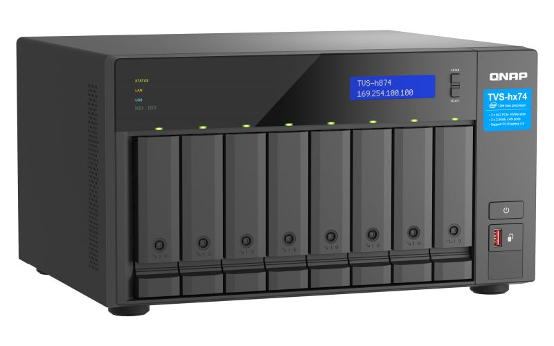 QNAP TVS-h874-i5-32G NAS System 8-Bay
