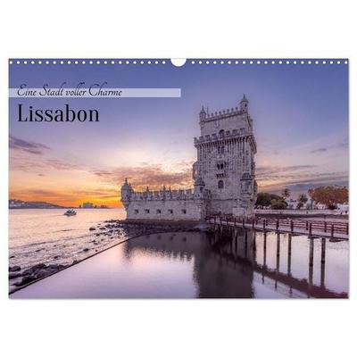 Eine Stadt voller Charme - Lissabon (Wandkalender 2027 DIN A3 quer), CALVENDO Monatskalender