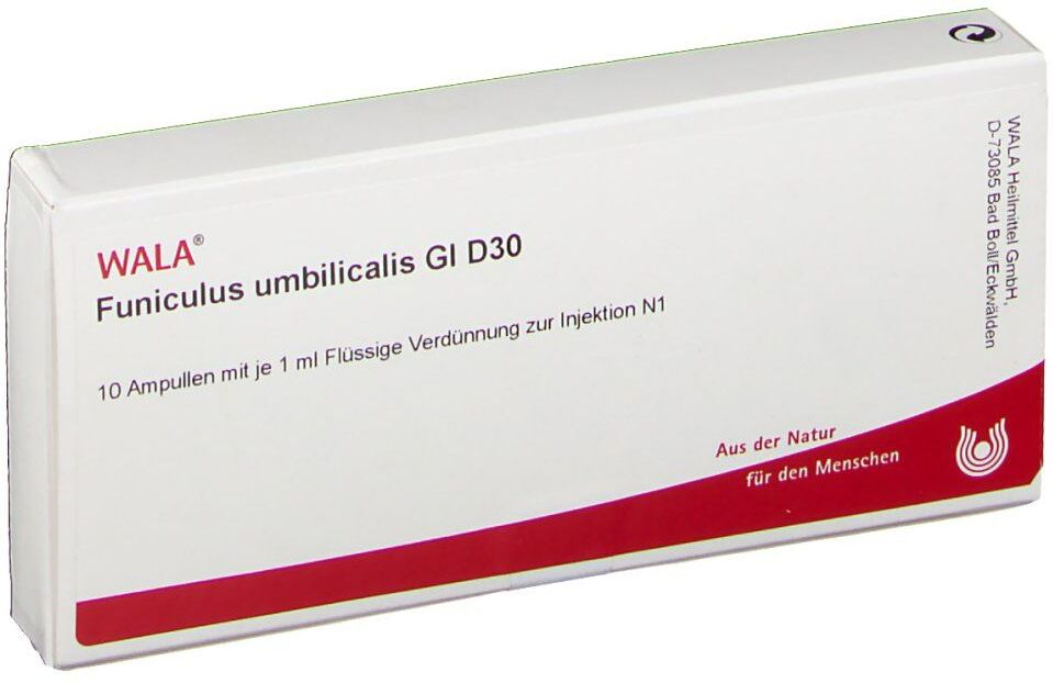 WALA Funiculus Umbilicalis GL D 30 Ampullen 10x1 ml