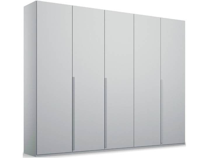 Drehtürenschrank RAUCH Kleiderschrank Schrank Garderobe Wäscheschrank PURISMA , grau (seidengrau), B:251cm H:223cm T:60cm, Holzwerkstoff, Schränke, Drehtürenschrank, schlichte Eleganz, mit umfangreicher Innenausstattung MADE IN GERMANY