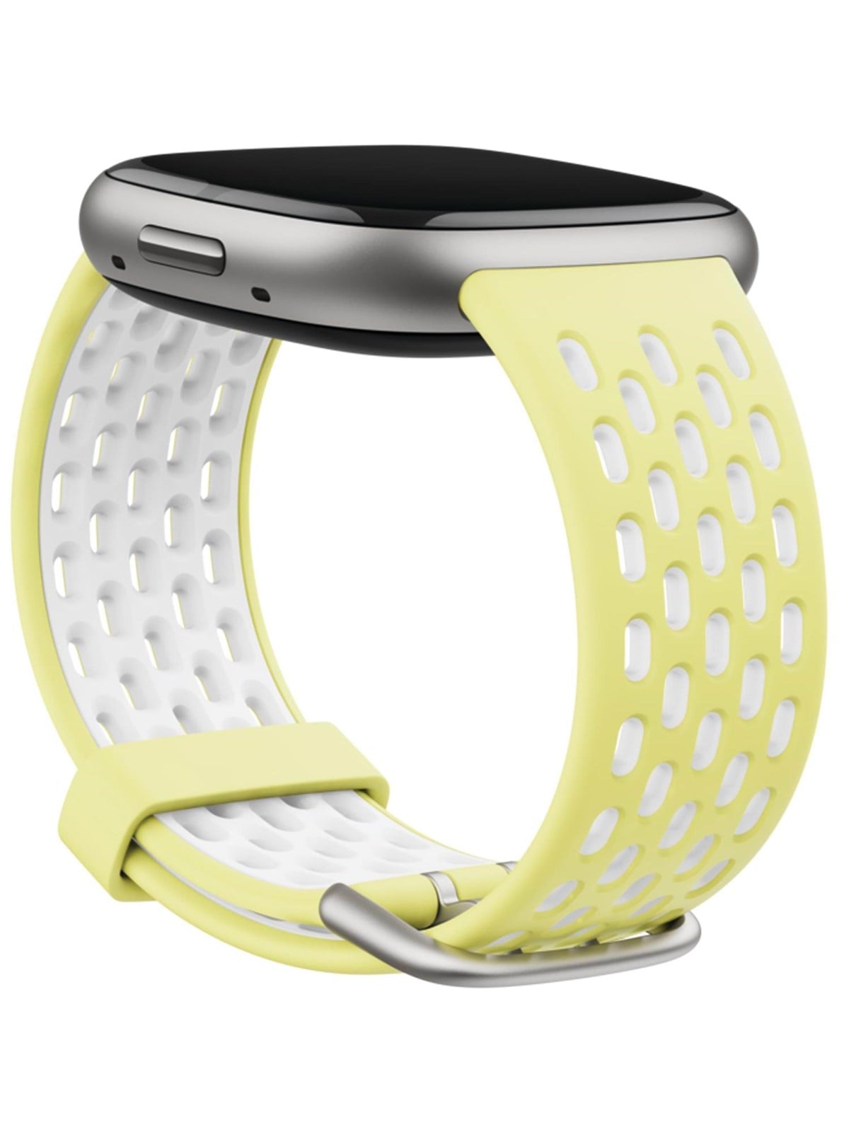 Fitbit Versa 3/4 & Sense/2 Glow Up/Frost White Large