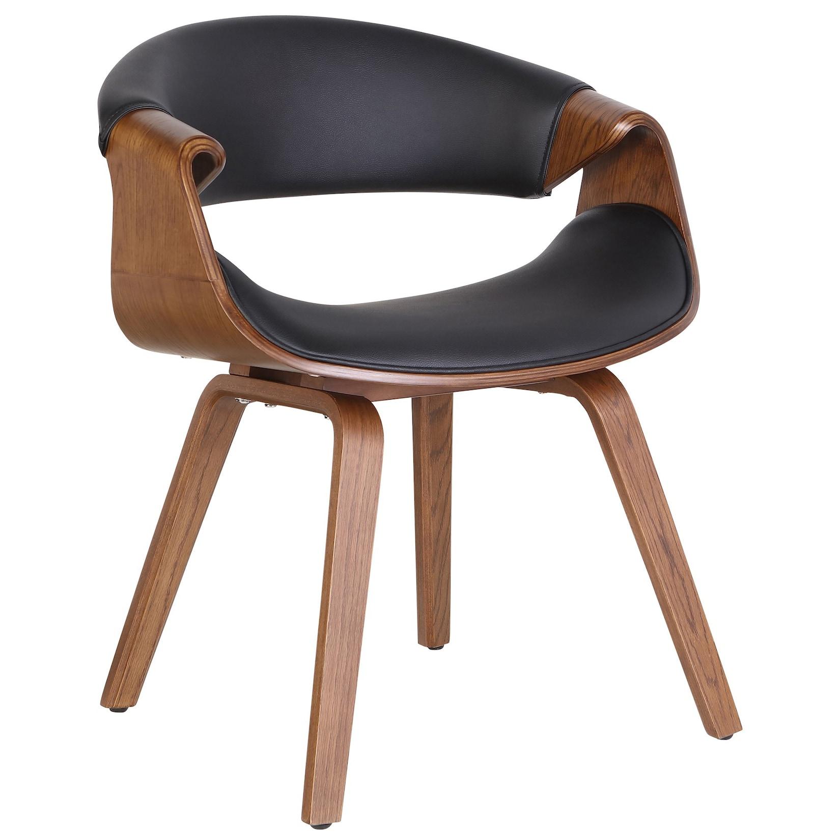 CLP Esszimmerstuhl Foley Kunstleder Eiche Farbe: schwarz, Material: Kunstleder