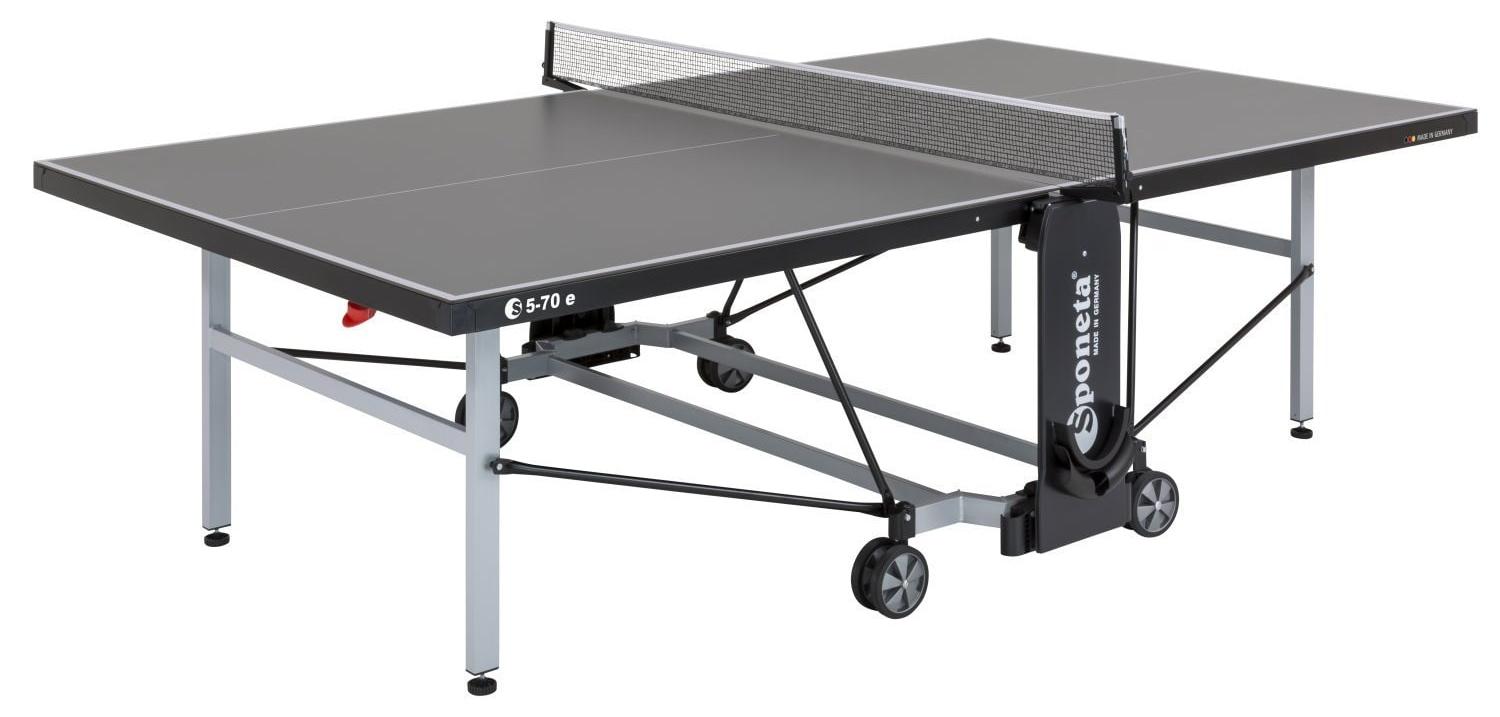 Tischtennisplatte Tischtennistisch Pingpongtisch - 6 mm Melaminharz - Grau - Für Außenbereich