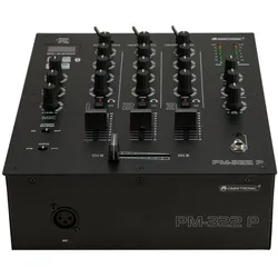 Omnitronic PM-322P (Clubmixer), Mischpult, Schwarz