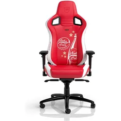 noblechairs EPIC Nuka-Cola - Fallout Edition, Gaming Stuhl, Weiss, Schwarz, Rot, Mehrfarbig