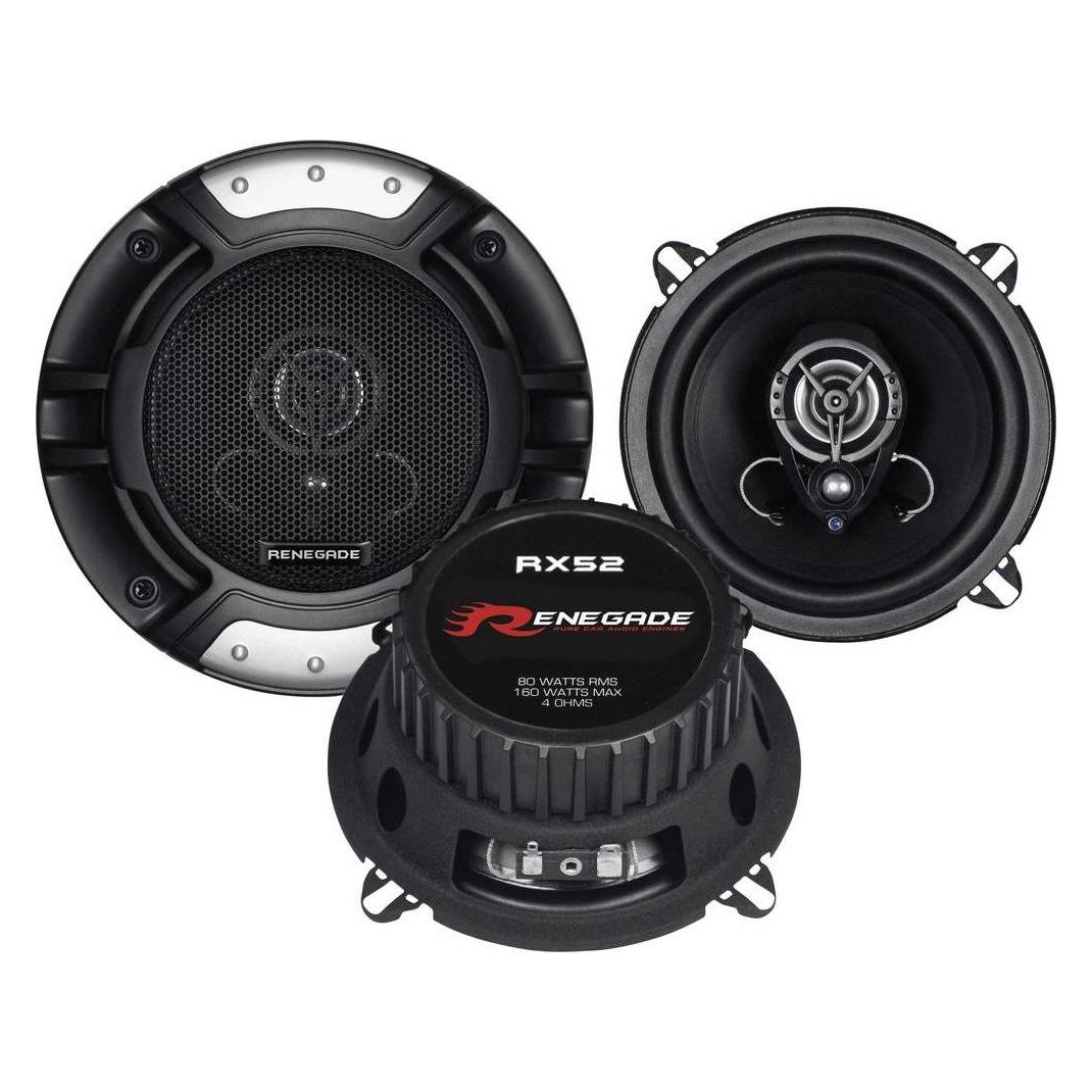 Renegade 2-Wege Koaxial Einbaulautsprecher (160 W, 11.60 cm, Andere) (RX52)