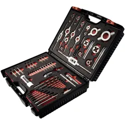 Magni, Gewindeschneider + Gewindebohrer, Gewindeschneidwerkzeug- Set HSSE 61-teilig M3-M12 EXACT