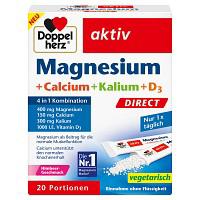 DOPPELHERZ Magneisum+Calcium+Kalium+D3 DIRECT Pel. 20 St