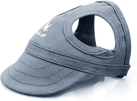 Inspire Picks Adjustable Dog Baseball Cap Cute Pet Sun Hat With Ear Holes For Outdoor Use blue xl