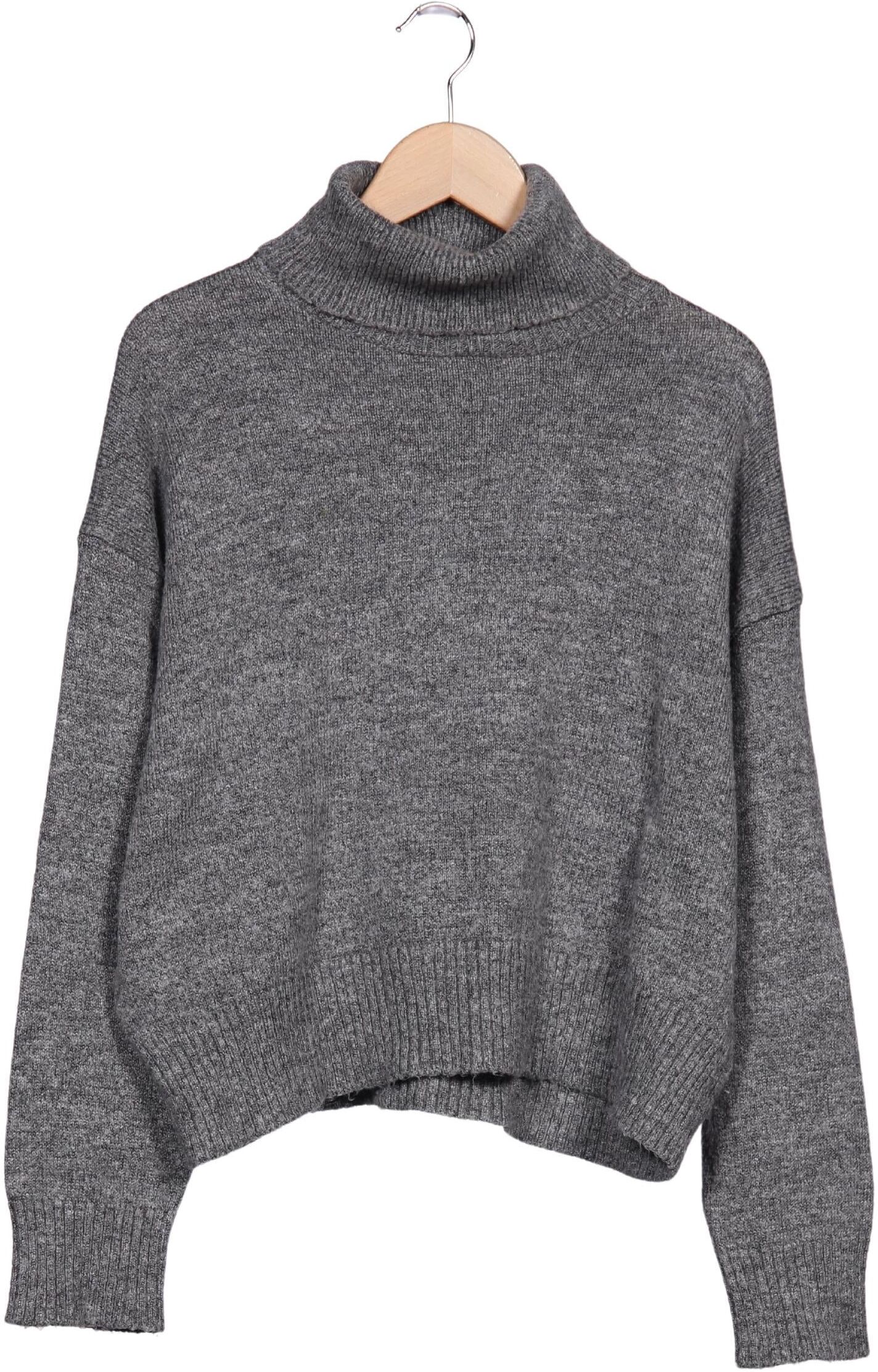 Zara Damen Pullover, Grau, Gr. S, Synthetik - Second Hand