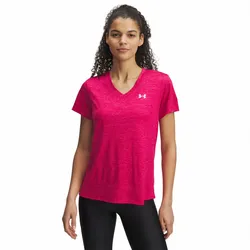 Damen-Funktionsshirt Under Armour Tech SSV - Twist Größe: XS /  rot